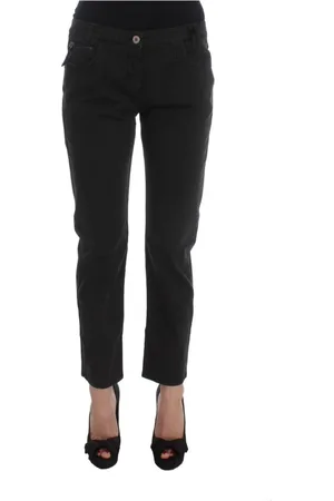 Costume National Jeans, Dame, Sort, W28, Denim, Elegant Sort Denim Jeans