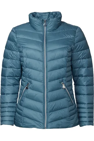 Danwear Jakke, Dame, Blå, S, Uld, Let dunjakke, stilfuldt quiltet design