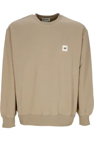 Caterpillar Sweathshirts & Hoodies, Herre, , XL, Bomuld, Logo Crewneck Sweatshirt Lemon Pepper