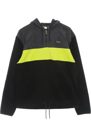 Fila Sweathshirts & Hoodies, Herre, Flerfarvet, M, Uld, Sort Fleece Half Zip Hoodie