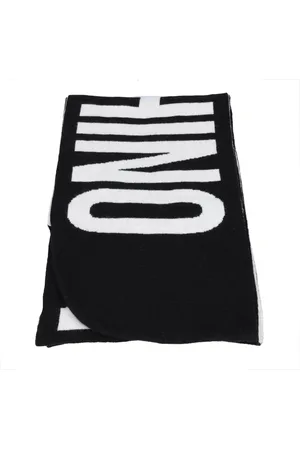 Moschino Tilbehør, Dame, Sort, ONE SIZE, Læder, Tørklæder Sort
