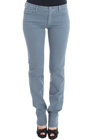 ERMANNO SCERVINO Jeans, Dame, Blå, W32, Denim, Blå Slim Fit Bootcut Denim Jeans