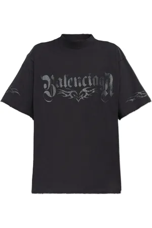Balenciaga Top, Dame, Sort, S, Bomuld, T-shirt med print