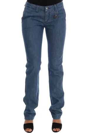 Costume National Jeans, Dame, Blå, W26, Bomuld, Super Slim Wash Jeans