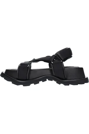Jil Sander Sko, Dame, Sort, 37 EU, Læder, Sandaler Sort