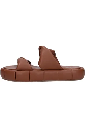 THEMOIRÈ Sko, Dame, Brun, 41 EU, Læder, Sandalbrun