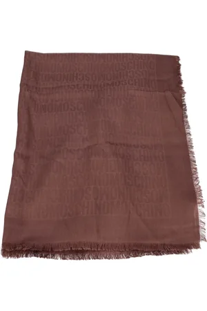 Moschino Tilbehør, Dame, Brun, ONE SIZE, Læder, Tørklæder Brun