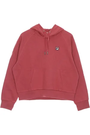 Fila Sweathshirts & Hoodies, Dame, Lyserød, XS, Bomuld, Baroque Rose hættetrøje med justerbar hætte