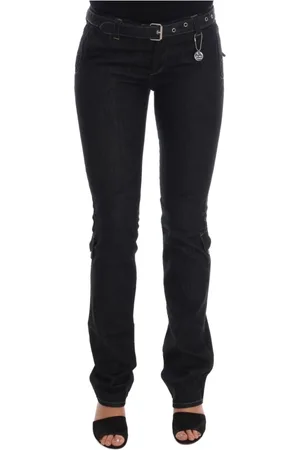 Costume National Jeans, Dame, Blå, W26, Bomuld, Slim Mørkeblå Bomuld Jeans