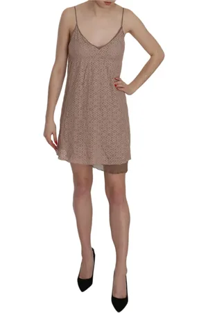 PINK MEMORIES Kjole, Dame, , L, Bomuld, A-Line Spaghetti Strap Mini Dress