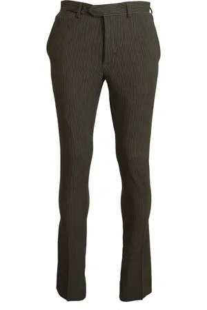 Bencivenga Bukser, Herre, Grøn, 2XL, Bomuld, Elegant Multifarvet Bomuld Bukser