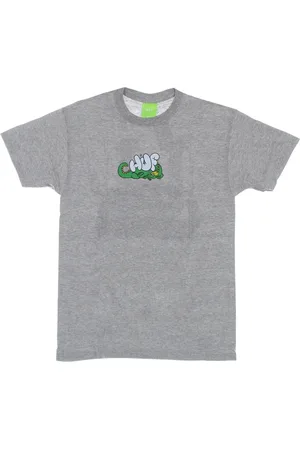 Huf Top, Herre, Grå, XL, Bomuld, Drage Tee Herre T-shirt