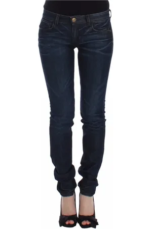 ERMANNO SCERVINO Jeans, Dame, Blå, W26, Bomuld, Chic Mørkeblå Skinny Jeans