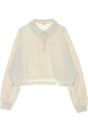 PUMA Top, Dame, , M, Bomuld, Mode Polo Crew Letvægts Sweatshirt