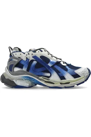Balenciaga Sko, Herre, Blå, 41 EU, Læder, Sneakers Runner