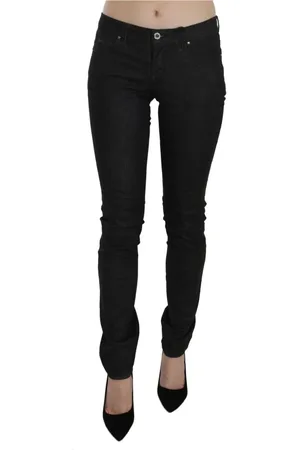 Costume National Jeans, Dame, Sort, W30, Denim, Elegant Slim Fit Skinny Denim