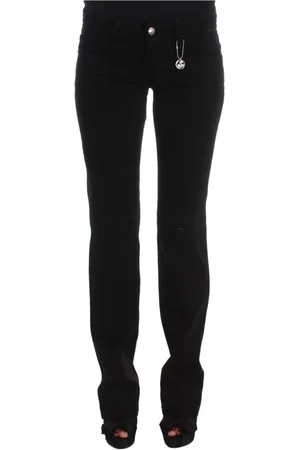 Costume National Jeans, Dame, Sort, W26, Bomuld, Sort Slim Fit Lynls Jeans
