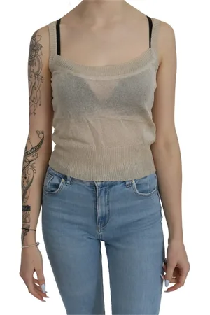 Byblos Top, Dame, , XL, Bomuld, Ærmeløs Spaghetti Strop Tank Top