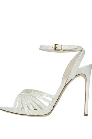Ncub Sko, Dame, Hvid, 36 EU, Læder, Sandal Hvid