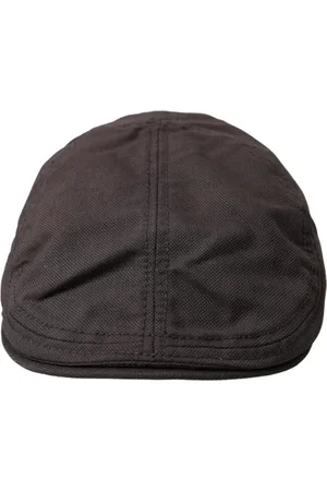 Dolce & Gabbana Tilbehør, Herre, Brun, 58 CM, Nylon, Brun Nylon Newsboy Cap