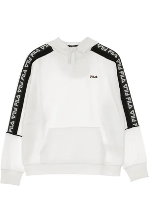 Fila Sweathshirts & Hoodies, Dame, Hvid, S, Uld, Letvægts hættetrøje i Bright /Black