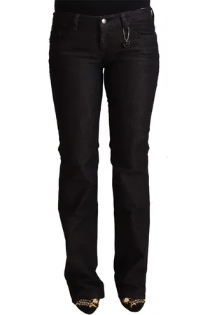Costume National Jeans, Dame, Sort, W27, Denim, Elegant Skinny Jeans i Sort Denim