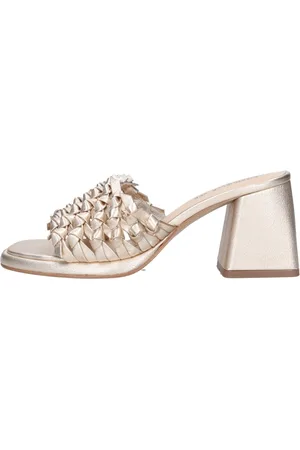 Emanuélle vee Sko, Dame, Gul, 36 EU, Uld, Sandal Guld