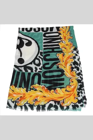 Moschino Tilbehør, Dame, Flerfarvet, ONE SIZE, Læder, Tørklæder MultiColour