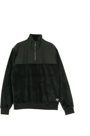 IUTER Sweathshirts & Hoodies, Herre, Sort, S, Uld, Teddybear Turtleneck Sweatshirt Pullover Sort