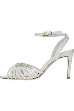 Ncub Sko, Dame, Hvid, 36 EU, Læder, Sandal Hvid