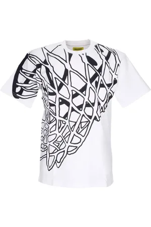 MARKET Top, Herre, Hvid, XL, Bomuld, UV Smiley Herre T-shirt