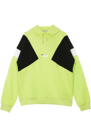 Fila Sweathshirts & Hoodies, Herre, Grøn, S, Uld, Letvægt hættetrøje skarp grøn
