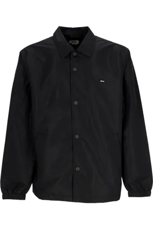 Obey Jakke, Herre, Sort, S, Bomuld, Froggy Coach Jacket Sort