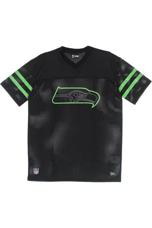 New Era Sport, Herre, Sort, XL, Bomuld, Seattle Seahawks Logo Oversized Tee