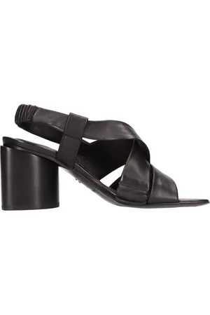 HALMANERA Sko, Dame, Sort, 36 EU, Læder, Sandal Sort
