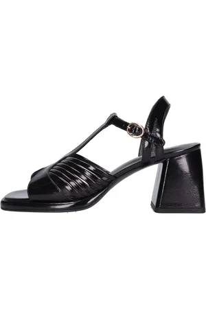 Emanuélle vee Sko, Dame, Sort, 38 EU, Læder, Sandal Sort