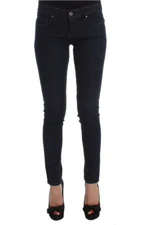 Costume National Jeans, Dame, Blå, W26, Denim, Slim Designer Denim Fit Jeans