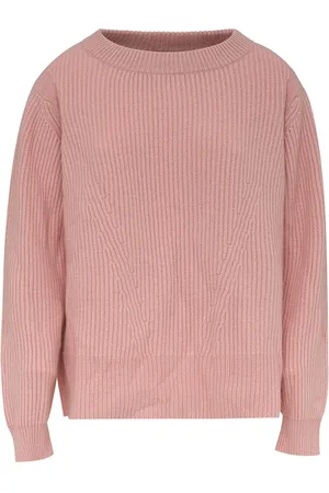 Malo Strik, Dame, Lyserød, L, Cashmere, Luksuriøs Cashmere Top i