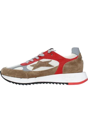 Okinawa Sko, Herre, Flerfarvet, 46 EU, Læder, Sneakers MultiColour