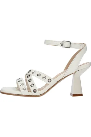 Janet&Janet Sko, Dame, Hvid, 39 EU, Læder, Sandaler Hvid
