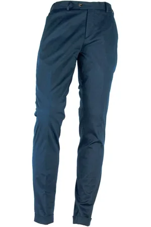 Made in italia Bukser, Herre, Blå, M, Bomuld, Blå Sommer Chinos