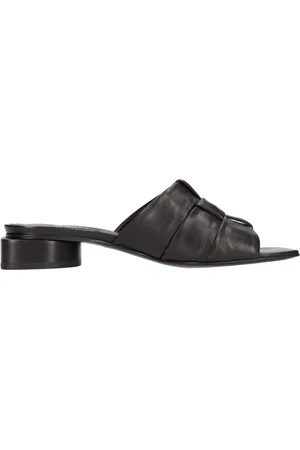 HALMANERA Sko, Dame, Sort, 37 EU, Læder, Sandal Sort