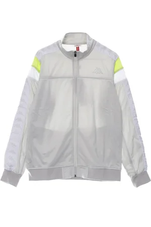 Kappa Jakke, Herre, Grå, S, Uld, Slim Herre Track Jacket Grå Lime