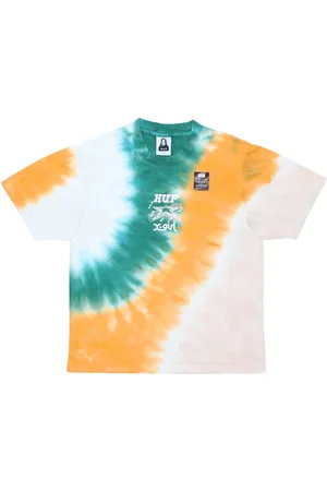 Huf Top, Dame, Flerfarvet, M, Bomuld, Tie Dye Relax Tee X-girl T-Shirt