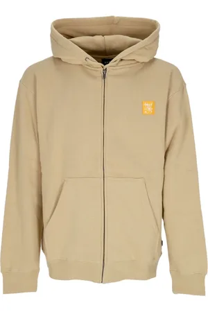 Huf Sweathshirts & Hoodies, Herre, , XL, Bomuld, Herre Full Zip Hoodie Havregryn