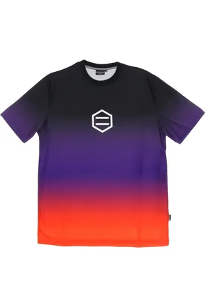 DOLLY NOIRE Top, Herre, Flerfarvet, XL, Polyester, Gradient Logo T-Shirt Sort/Rød