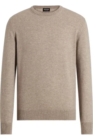 Ermenegildo Zegna Strik, Herre, , L, Cashmere, Kashmirstrikvarer Sweaters