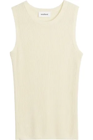 Soulland Strik, unisex, , 2XS/XS, Uld, Sort Ærmeløs Tank Top Eleen