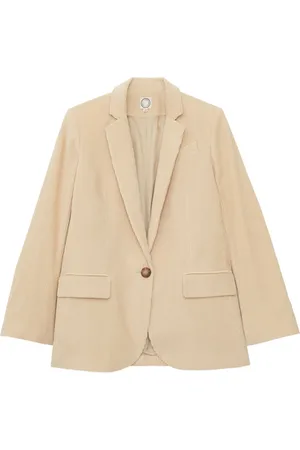 Inès de la Fressange Jakke, Dame, , S, Bomuld, Fløde Bruna jakke