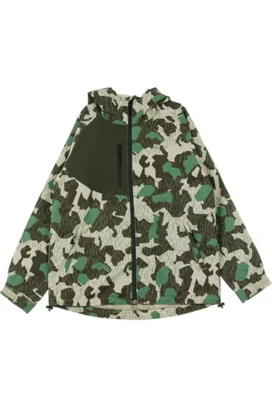 Huf Jakke, Herre, Flerfarvet, S, Camo Skaljakke til Mænd